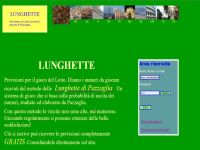 La home del sito Lunghette